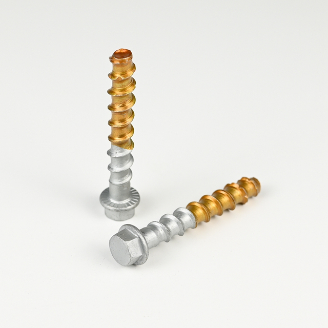 ثنائي المعدن SUS316 رأس الغسالة السداسي مرساة لولبية خرسانية 3/8-7.7X3''