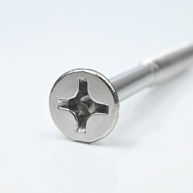 SUS316 فيليبس برأس مسطح مع 3 براغي خشبية 12#-11*70