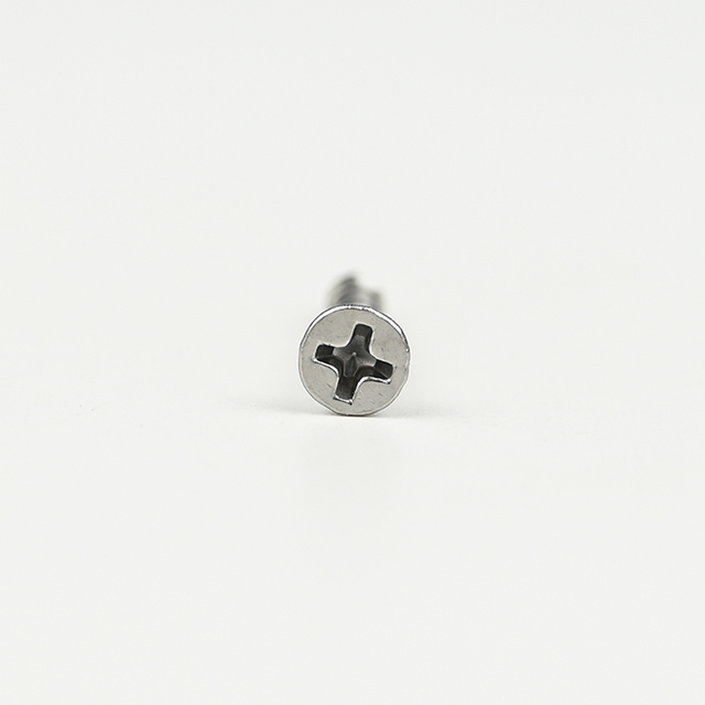 SUS410 فيليبس برأس مسطح مع 6 أضلاع برغي اللوح T-17 3.3-2.0*25