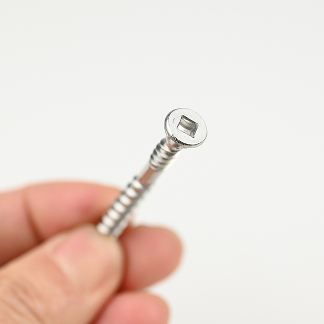 SUS304 مربع الرأس مع 4 أضلاع برغي الحوائط الجافة 10#-8*50