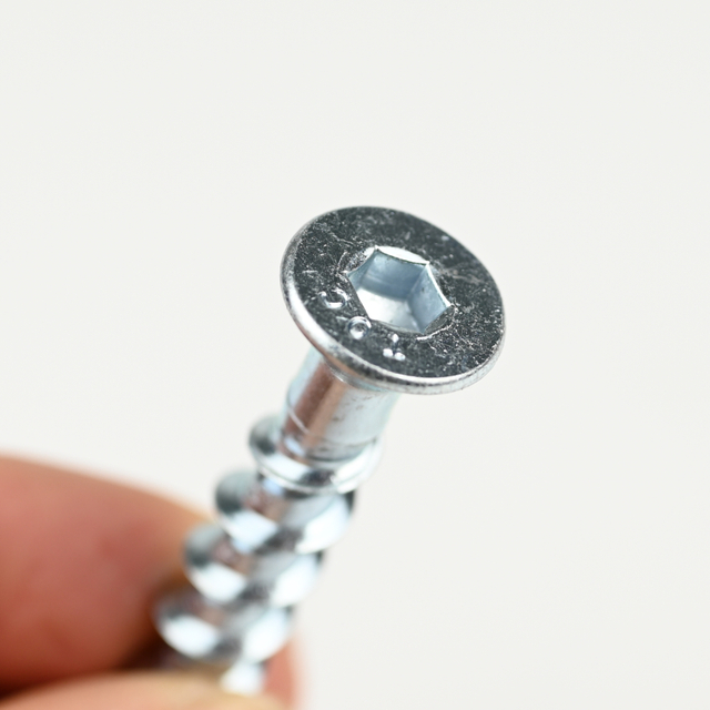 10B21 مرساة برغي خرسانية ذات رأس مسطح بمقبس سداسي M6-5.8*50