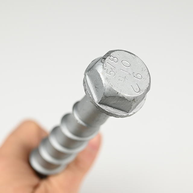 SUS410 رأس غسالة سداسي مرساة خرسانية 5/8-14.5*6 بوصة