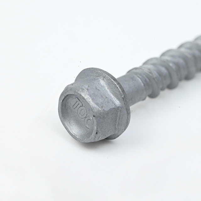 SUS410 رأس شفة سداسي الشكل مرساة لولبية خرسانية Hi-lo ST6.3-4.5*50
