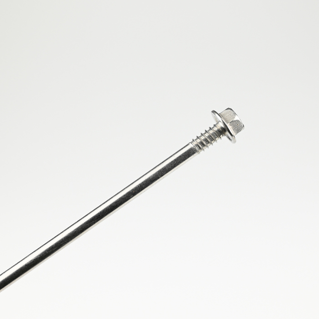 برغي ذاتي الحفر بغسالة سداسية SUS410 بخيط مزدوج ST6.3-20*230