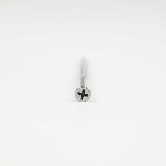 SUS410 فيليبس برأس مسطح مع 6 أضلاع برغي لوح خشب T-17 3.8-2.3*75