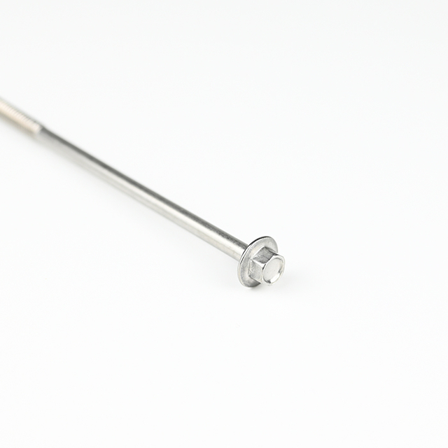 برغي ذاتي الحفر بغسالة سداسية SUS410 بنصف خيط ST5.5-24*140