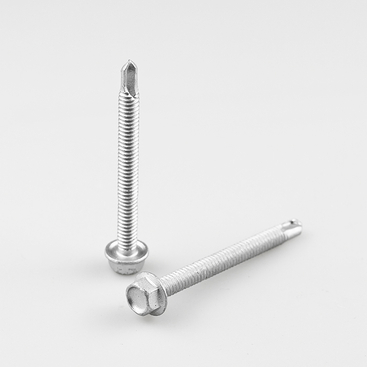 برغي ذاتي الحفر ثنائي المعدن SUS304 ذو شفة سداسية ST6.3-20*65