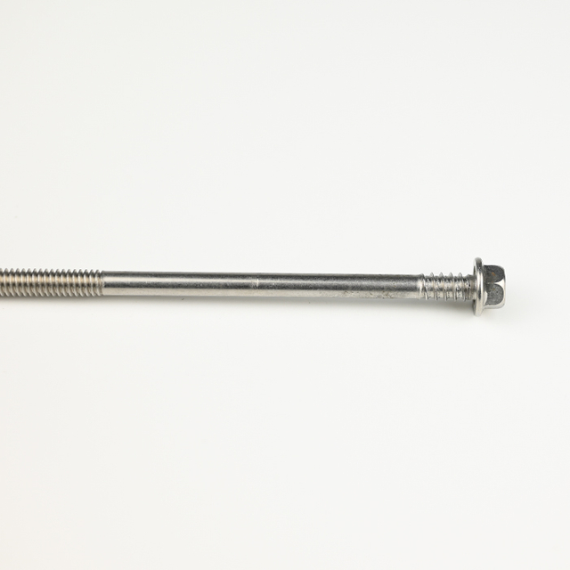 برغي الحفر الذاتي للغسالة السداسية SUS410 بخيط مزدوج ST5.5-24*138، 5#